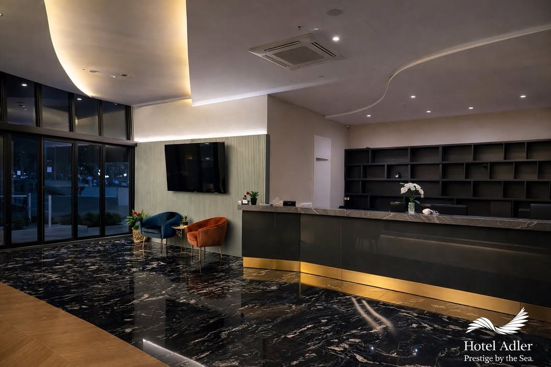 Hotel Adler lobby interior